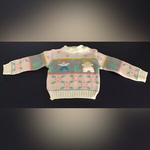 Colorful Children's Sweater with Fun Design